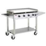 Plancha pe gaz 4 arzătoare - Clubman oțel inoxidabil BeefEater_studio