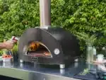 Cuptor Moderno 1 Pizza gri pe lemne, Alfa