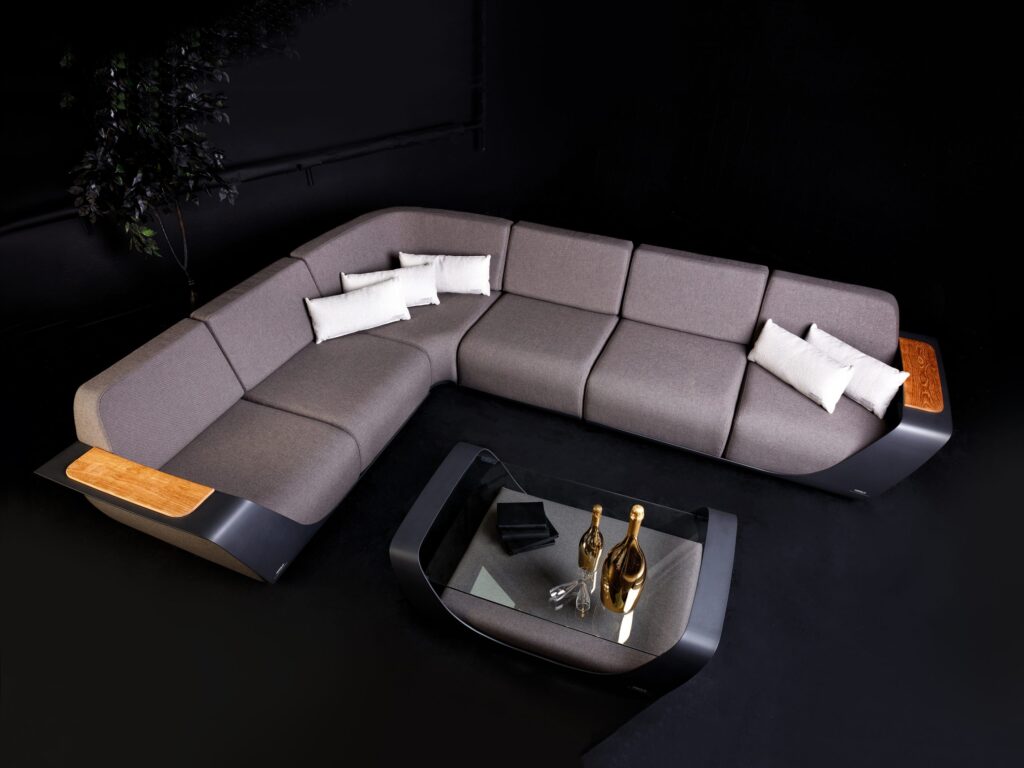 Mobilier gradina Onda coltar 5 locuri masuta Higold 204260B