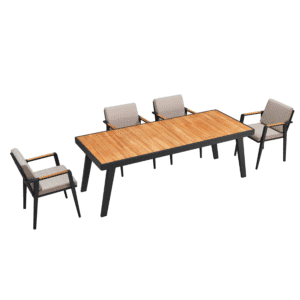 Set gradina Emoti masa dreptunghiulara cu 6 scaune Higold 697790