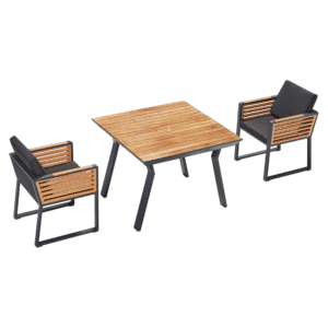 Set gradina New York masa patrata cu 4 scaune Higold 2040140