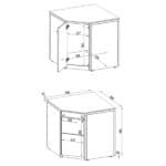 Modul Elements colț Cozze
