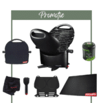 PACHET COMPLET Grătar portabil pe gaz, NomadiQ