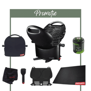 PACHET COMPLET Grătar portabil pe gaz, NomadiQ